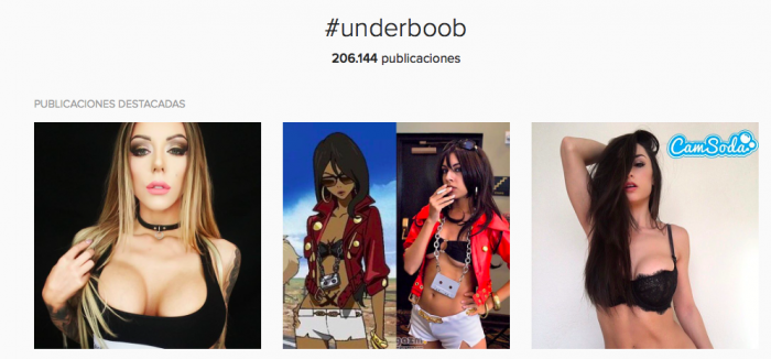 #Underboob: la sensual tendencia que crece en Instagram