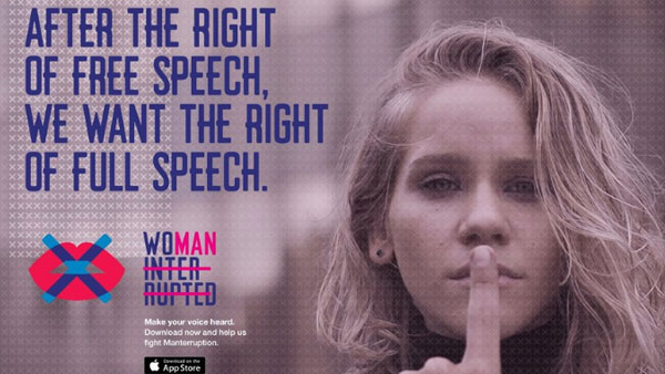 Woman Interrupted: la app que cuenta las veces que un hombre interrumpe a un mujer