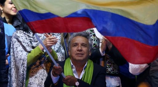 Moreno aventaja en más de 2 puntos a Lasso con 94,18 % escrutado en Ecuador