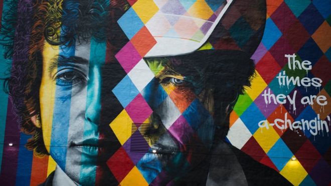 Bob Dylan finalmente recoge el Premio Nobel de Literatura