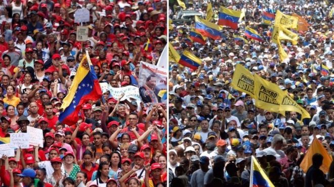 [FOTOS] Multitudes, enfrentamientos y lacrimógenas: las imágenes de una de las jornadas más tensas en las calles de Venezuela