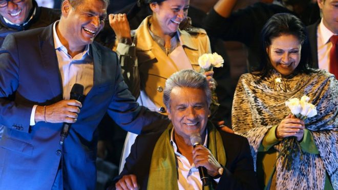 Elecciones en Ecuador: candidato de Rafael Correa gana con 51,15%, opositor pedirá un recuento
