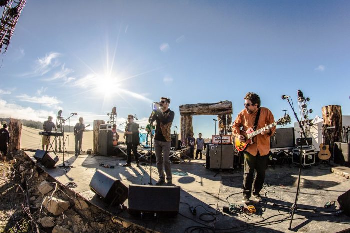 Festival Laguna Mental en fundo Santa Eloísa, desembocadura del río Biobío