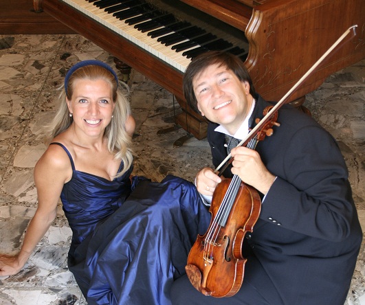 La pianista Cristina Canziani y el violinista Guido Rimonda presentan aclamado concierto “Le violon noir”