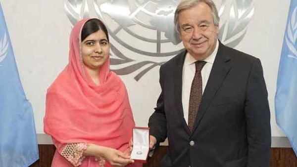 Malala es la nueva Mensajera de la Paz de la ONU, convirtiéndose en la más joven en ostentar el título