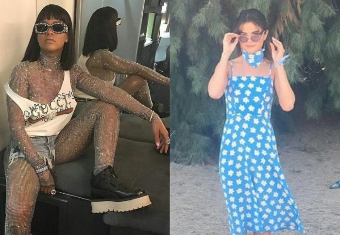 Rihanna vs Selena Gómez: vestidas para el rock en Coachella