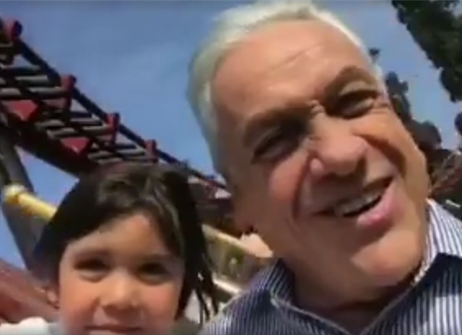[VIDEO] «¡Me quiero morir!»: el delirante registro de Sebastián Piñera en Fantasilandia