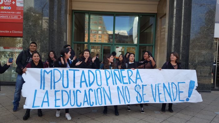 Dèjá Vu de 2011: Estudiantes funan a Piñera y dicen que su candidatura «pone en riesgo todos los avances logrados»