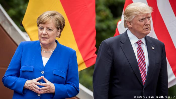 Trump insiste en golpear a Merkel: la política comercial y militar alemana es «muy mala para EE.UU.»