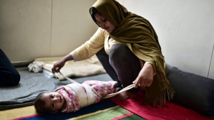 La vida de las madres en un campo de refugiados