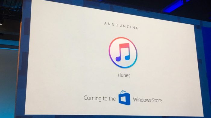 Microsoft anuncia llegada de iTunes a la Windows Store