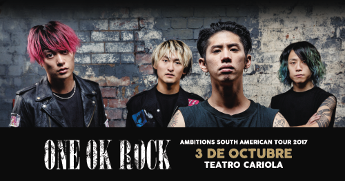 La banda japonesa One Ok Rock vuelve a Chile