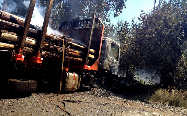 Invocan Ley Antiterrorista por ataques incendiarios en Araucanía