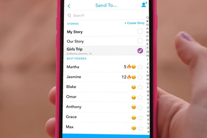 Snapchat lanza herramienta que permite crear historias grupales