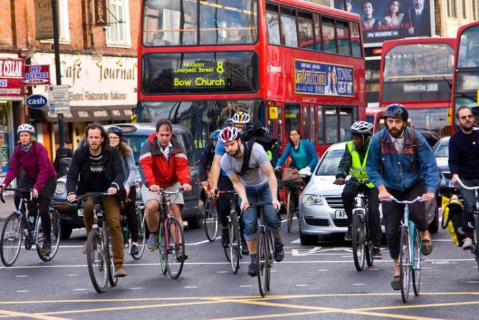 Los ciclistas engreídos son la clave para una ciudad sin contaminación