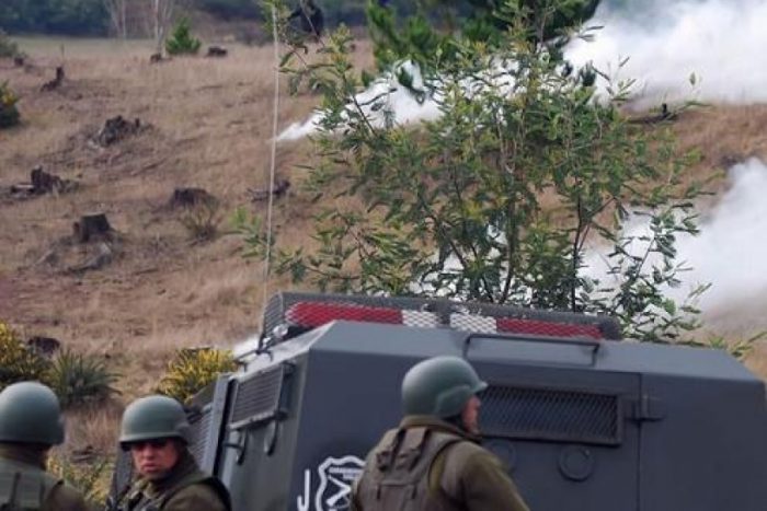 INDH presenta recurso por operativo policial con gas lacrimógeno que afectó a niños mapuches