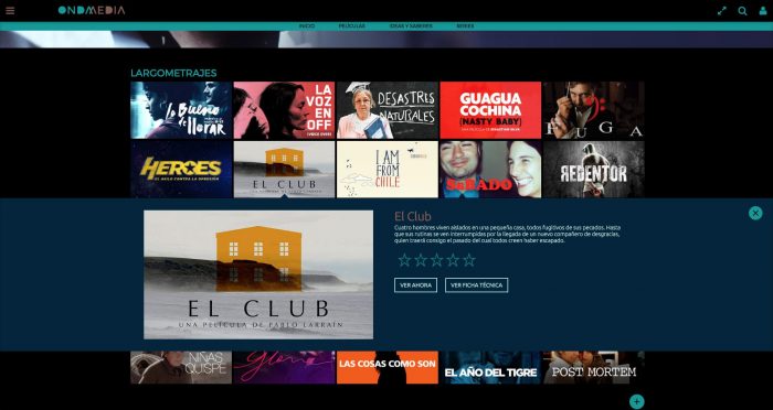 Lanza plataforma web con catálogo gratuito de películas y documentales chilenos