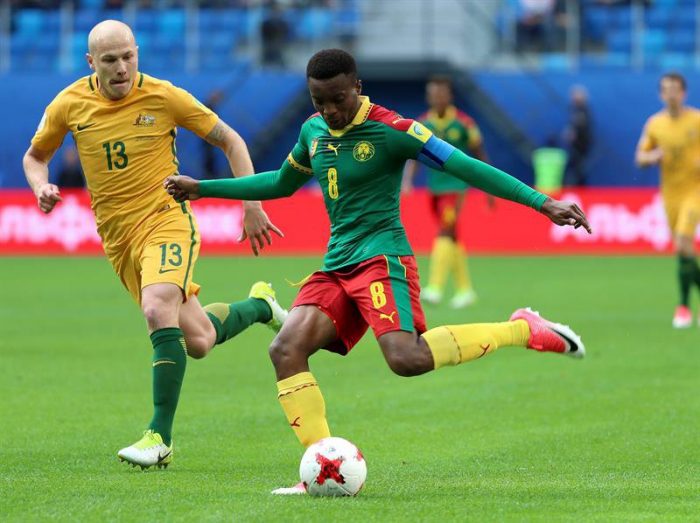 Camerún y Australia empatan y ven complicada su clasificación a las semifinales de la Copa Confederaciones