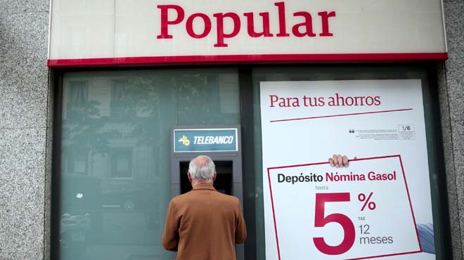 Banco Popular perdió 380.000 cuentas y Santander gana más de un millón de clientes en 2017