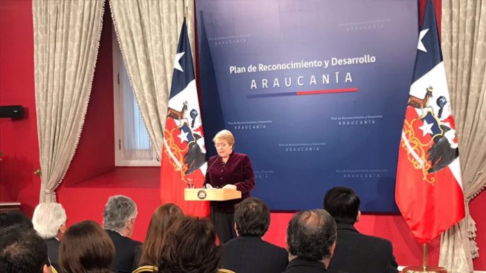 Cayuqueo califica de «refrito» medidas de Bachelet y acusa que Plan Araucanía no es más que «control de daños»