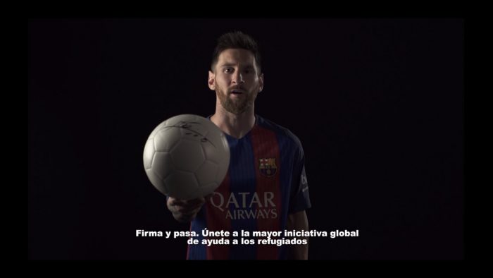[VIDEO] Messi y Neymar se unen a causa por niños refugiados de Fundación F.C Barcelona y la ACNUR