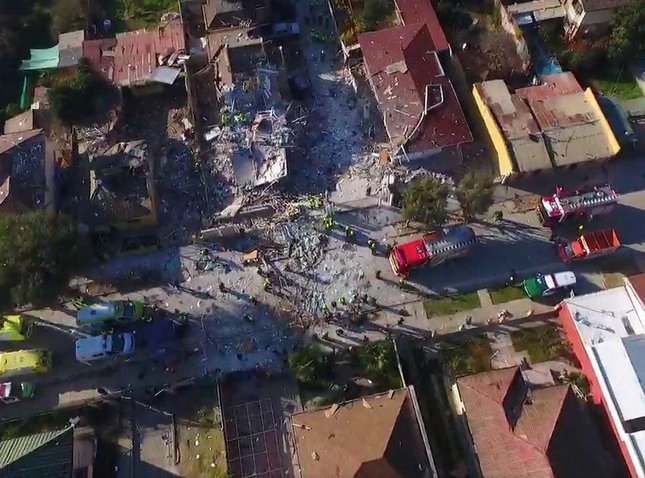 [VIDEOS] Explosión en Quilpué deja 5 personas heridas y una vivienda completamente destruida