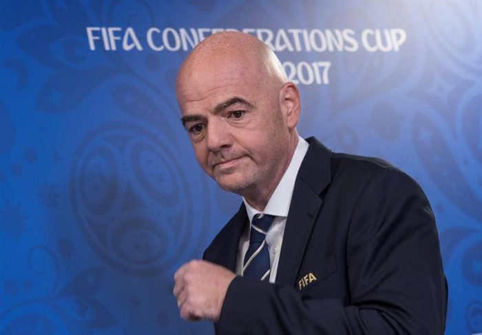 El presidente de la FIFA califica de «ideal» la Copa Confederaciones de Rusia
