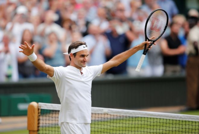 Roger Federer se convierte en el tenista (hombre) de mayor edad en la final de Wimbledon: lo espera Marin Cilic