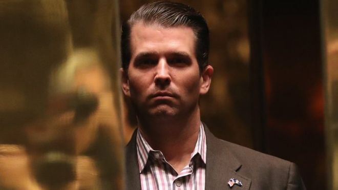 Hijo de Donald Trump reconoce que se reunió con abogada rusa que le prometió información contra Hillary Clinton
