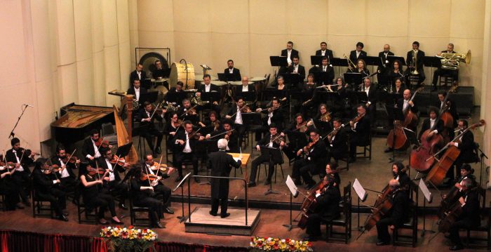 Concierto sinfónico con obras de Silva, Bériot y Liszt en Teatro U. de Concepción
