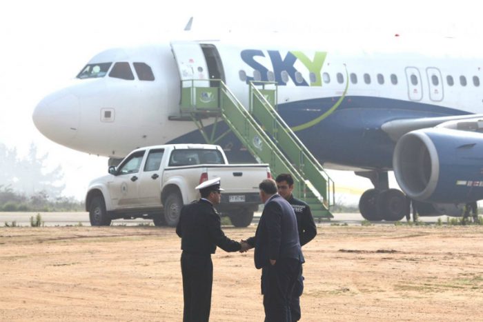Avión de aerolínea SKY que viajaba a Antofagasta debió aterrizar de emergencia en aeropuerto de Concón