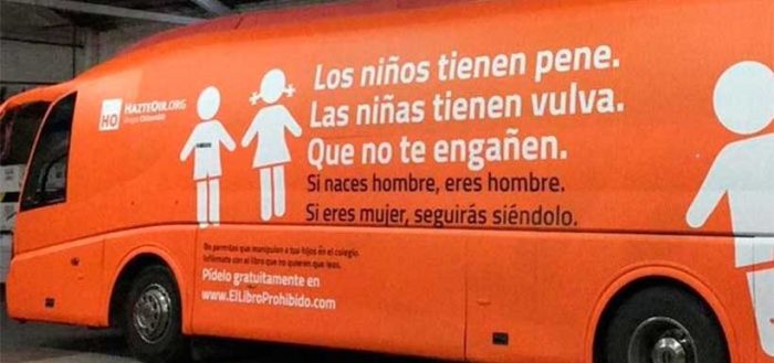 Representante de bus transfóbico: “Discriminamos entre lo bueno y lo malo para nuestros hijos”