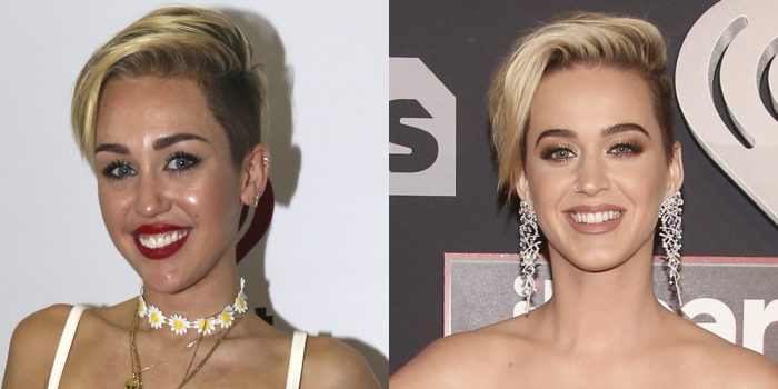 ¿Se copiaron? A quién le queda mejor el corte de pelo de moda: Miley Cyrus o Katy Perry