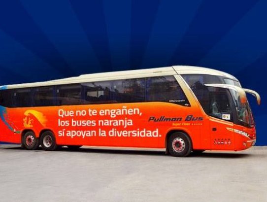 «Que no te engañen, los buses naranjas sí apoyan la diversidad»