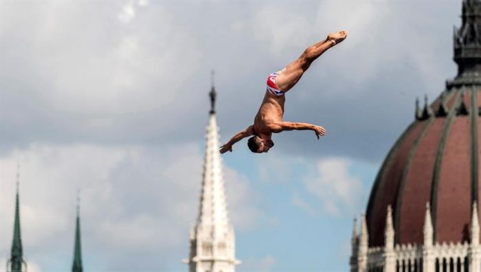 [FOTOS] Las impresionantes imágenes de la competencia de saltos de altura del Mundial de Natación