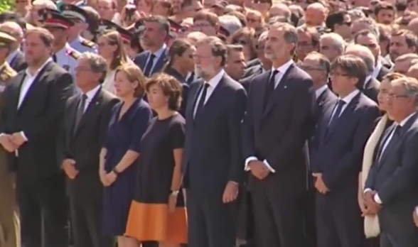 [VIDEO] Minuto de silencio en España