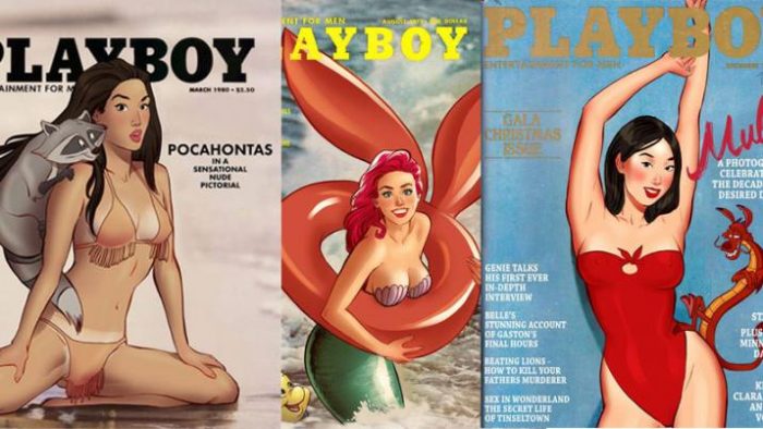 ¿Cómo se verían las Princesas Disney en la portada de Playboy?