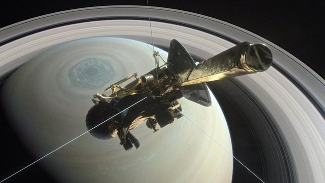La maniobra que puso a Cassini camino a su autodestrucción en la atmósfera de Saturno