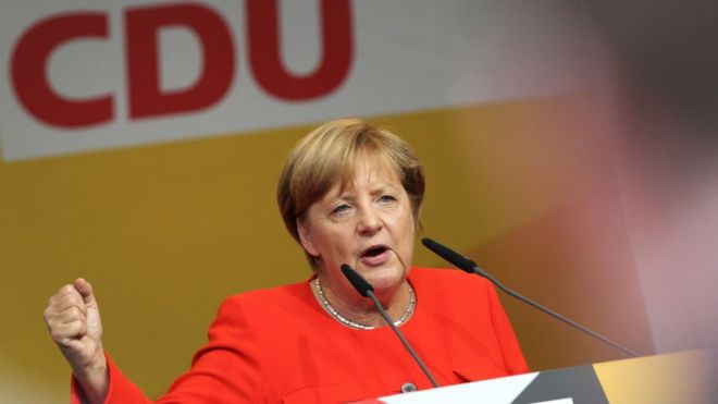 Merkel asegura que Alemania no participará en eventual ataque de EE.UU a Siria