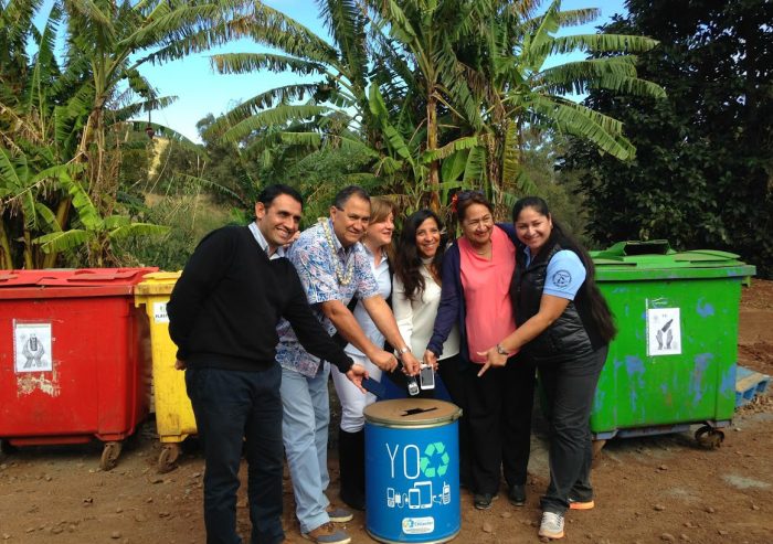 Chilenter trae cinco toneladas de residuos electrónicos desde Isla de Pascua junto a municipio