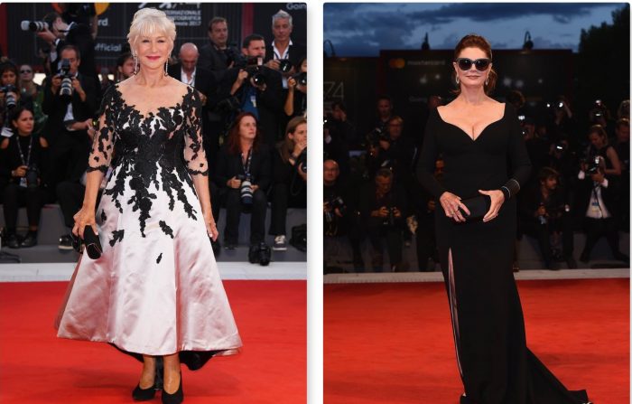 Helen Mirren y Susan Sarandon lideran el glamour en gala del festival de cine de Venecia