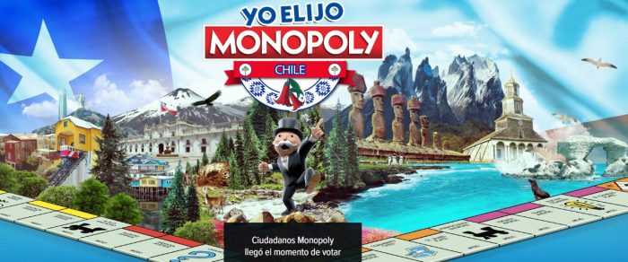 Nueva edición de «Monopoly Chile» busca los 22 lugares que aparecerán en el tablero