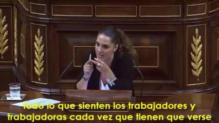 [VIDEO] La dura intervención de diputada frente a interpelación por manipulación de la televisión pública española