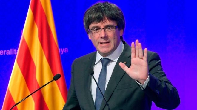 Presidente del gobierno de Cataluña dice que declarará la independencia «en cuestión de días»