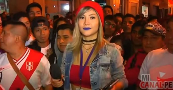 [VIDEO] Reportera peruana es manoseada en vivo por hinchas incaicos tras empate ante Argentina