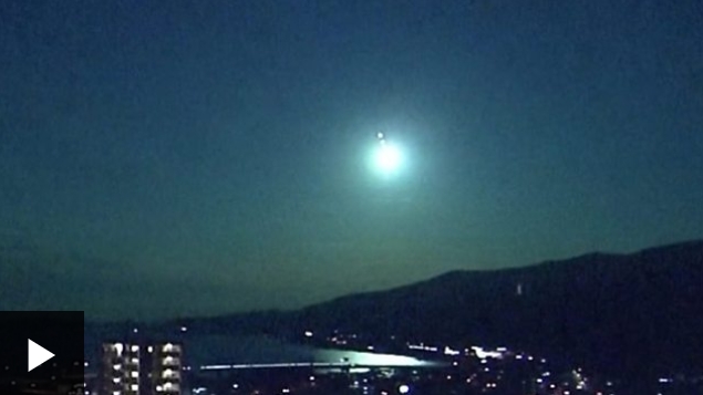 [VIDEO] La espectacular bola de fuego que cruzó el cielo nocturno en Japón