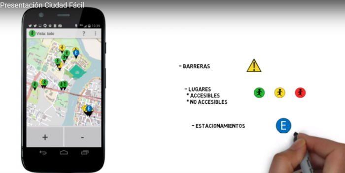Presentan innovadora aplicación para teléfonos móviles que muestra la accesibilidad de las ciudades
