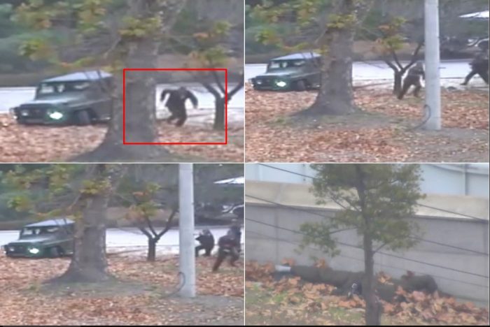 [VIDEO] Difunden registro del dramático escape de un soldado norcoreano hacia Corea del Sur