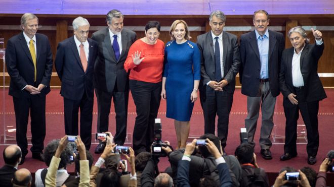 Quiénes son los ocho candidatos que buscan suceder a Bachelet, según análisis de BBC