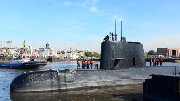 Así es el submarino militar desaparecido con 44 personas a bordo, cuya búsqueda tiene en vilo a Argentina